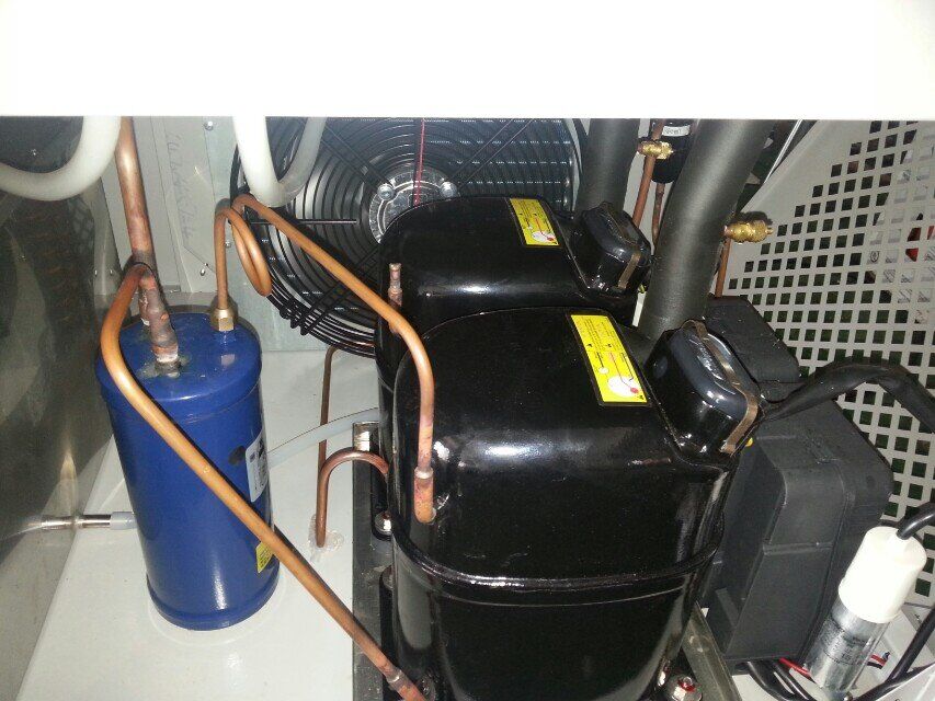 試驗箱壓縮機部分示意圖
