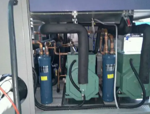 試驗箱壓縮機部分示意圖