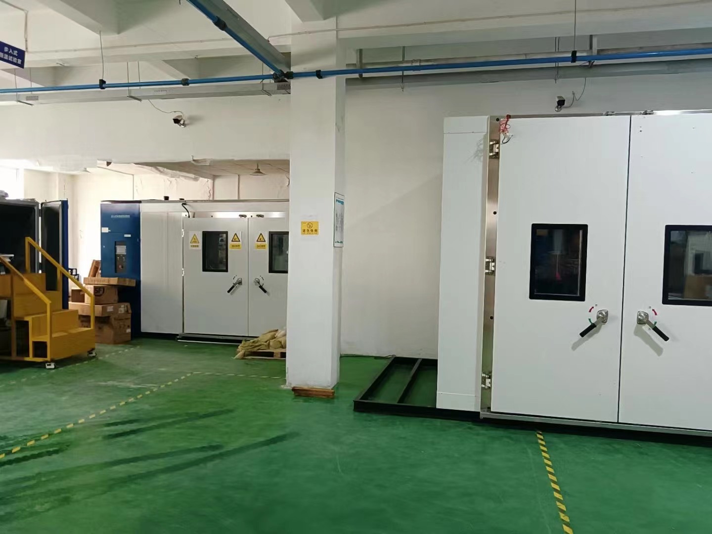 步入式高低溫試驗(yàn)室組裝示意圖